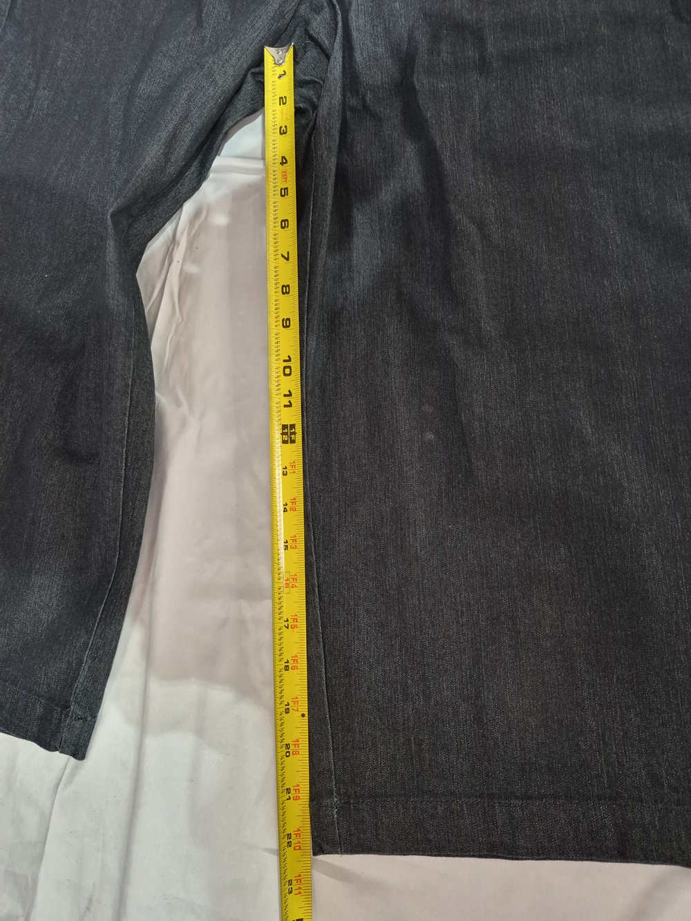 JM Collection Dark Blue Cropped Jeans - Plus Size - Picture 7 of 7
